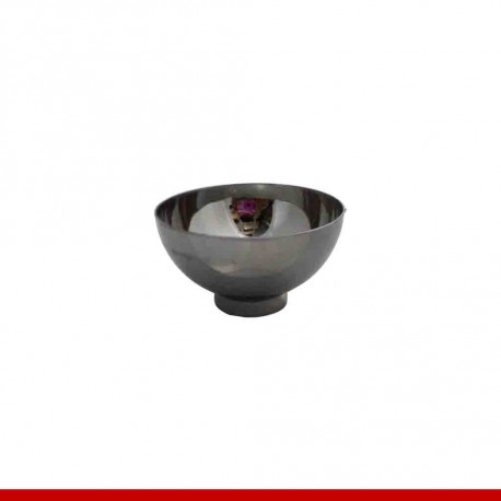 Mini cumbuca redonda prata - Descartáveis de luxo