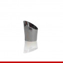 Mini copo chanfrado prata - 15 peças - Descartáveis de luxo
