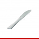 Faca descartável em plástico prata - 10 peças - Linha premium