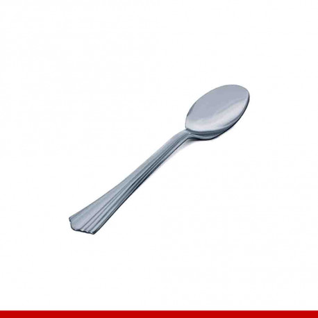 Colher descartável de luxo - 10 peças