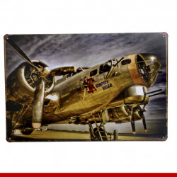 Placas decorativas em metal - Aeronaves e barcos