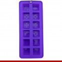 Forma de gelo em silicone, dados- 1 peça