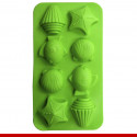 Formas de gelo em silicone, formatos diversos - Utilidades Domésticas