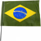 Bandeira do Brasil tecido para carro - produtos do Brasil