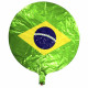 Balão metalizado Bandeira do Brasil Q Festa - Artigos do Brasil