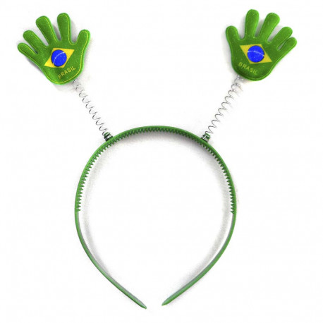 Tiara mãozinha Brasil - 1 unidade