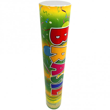 Lança confete Brasil 30cm - Acessórios do Brasil
