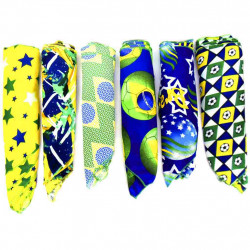Bandana bandeira do Brasil - 12 unidades