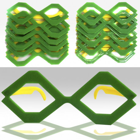 Óculos Brasil sem lente | Pacote com 12 unidades - Acessórios do Brasil