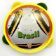 Mini pandeiro com tema do Brasil - Produtos para copa do mundo