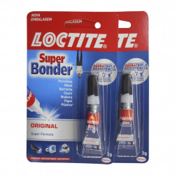 Kit Super Bonder Loctite Original - 2 peças