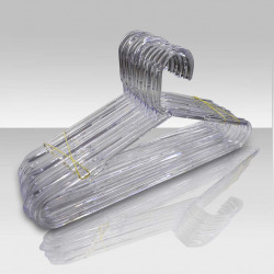 Cabide de acrílico grosso - 12 unidades.