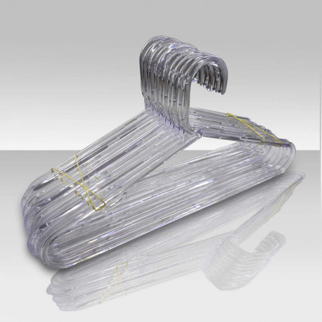 Cabide de acrílico grosso - 12 unidades.