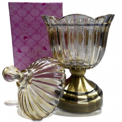 Bomboniere Enfeite de Vidro e Metal