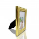Porta Retratos Retrô 6cm x 9cm Dourado ou Prata (pequeno)