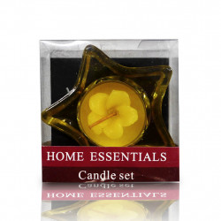 Vela Decorativa Estrela - 1 unidade ou Kit com 3 unidades