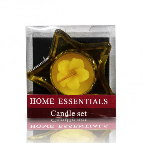 Vela Decorativa Estrela - 1 unidade ou Kit com 3 unidades