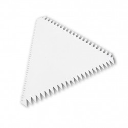 Espátula triângulo serrilhada - Produtos para a páscoa