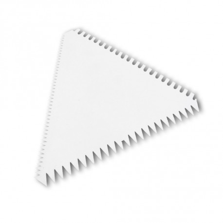 Espátula triângulo serrilhada - Produtos para a páscoa