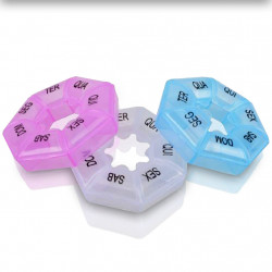 Porta Comprimidos Semanal Septavado