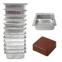 Forma Pão de Mel Quadrado Nº 2 - 12 unidades