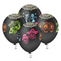 Balão Caveira Mexicana Halloween nº 10 com 25 unidades - Artigos de Dia das bruxas