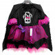 Vestido infantil bruxinha Medusa preto e rosa nº 2 - Fantasias de halloween infantil