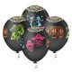 Balão Abóbora Halloween nº 10 com 25 unidades - Artigos de Dia das bruxas