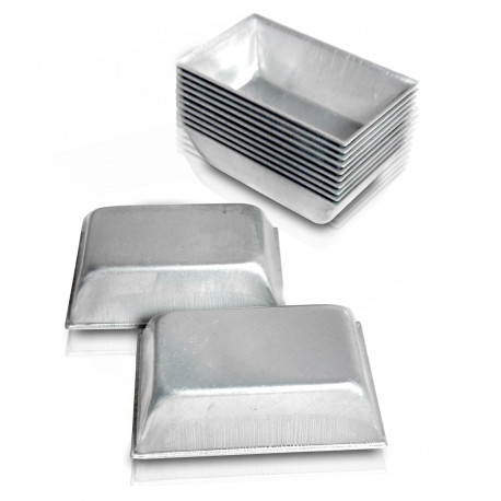 Forminhas Salgados Tropical Fundo Fixo em alumínio Fest Formas 12 peças