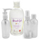 Kit 1 Alcool em gel 70º + 3 Frascos para Viagem 60ml Clink