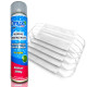 Kit 5 Máscaras Descartáveis para Proteção Facial + 1 Álcool 70º