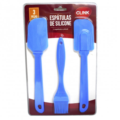 Espátula de silicone + Pincel - 1 unidade