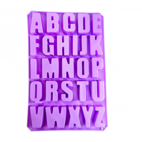 Forma de Silicone Alfabeto Dolce Home - Produtos para a páscoa