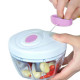 Mini Processador de Alimentos Triturador Cortador Manual - Utilidades Domésticas