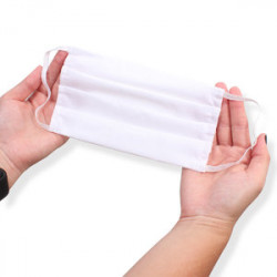 Máscara Facial de Tecido Dupla Camada