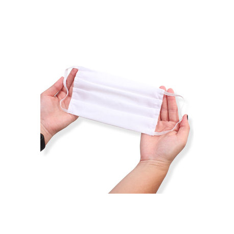 Máscara Facial de Tecido Dupla Camada