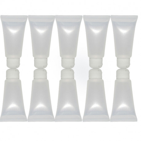 Bisnaga 15ml com Tampa Branca 10UNI