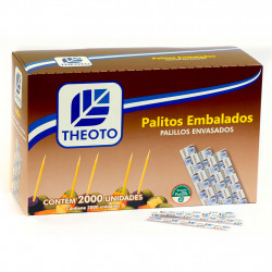 Caixa de Palitos de Dente Embalados 2000 Unidades