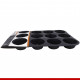 Forma de cupcake em silicone 12 cavidades - 1 peça