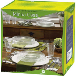 Aparelho de Jantar Minha Casa Wheaton 12 Peças