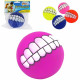 Brinquedo Pet Bola com Dentes e Apito 8cm